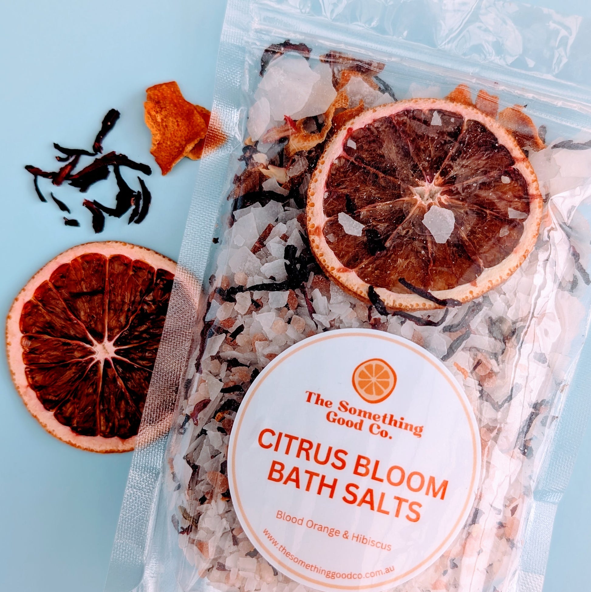 Citrus Bloom Bath Salts – Blood Orange & Hibiscus